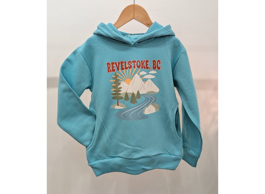 Kids “Retro Mountain Revelstoke, BC” Hoodie