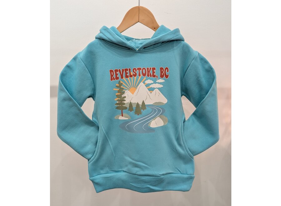 Kids “Retro Mountain Revelstoke, BC” Hoodie