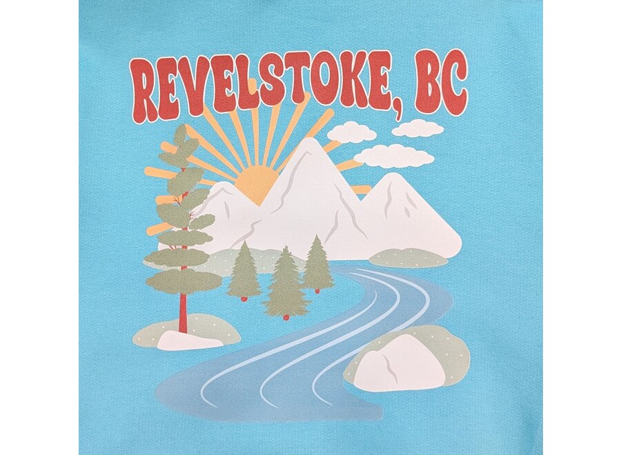Kids “Retro Mountain Revelstoke, BC” Hoodie