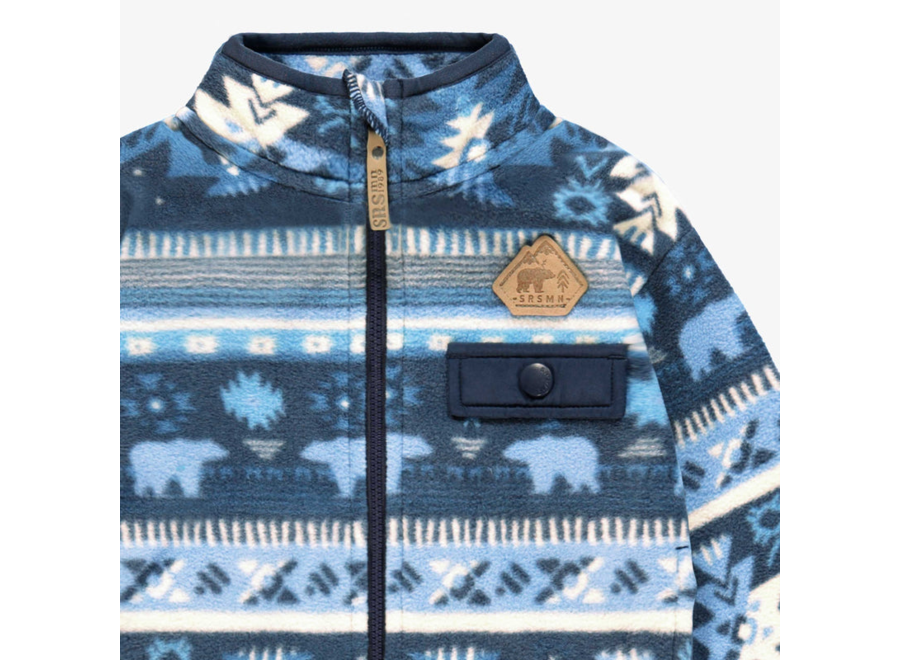 Polar Pattern Fleece Jacket Baby
