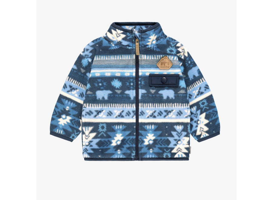 Polar Pattern Fleece Jacket Baby