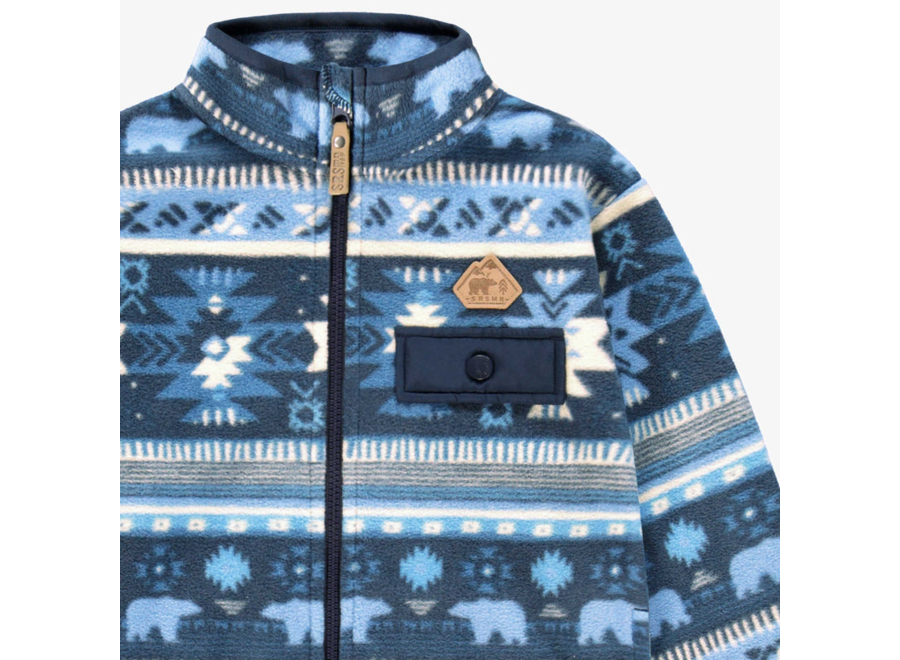 Polar Pattern Fleece Jacket Child
