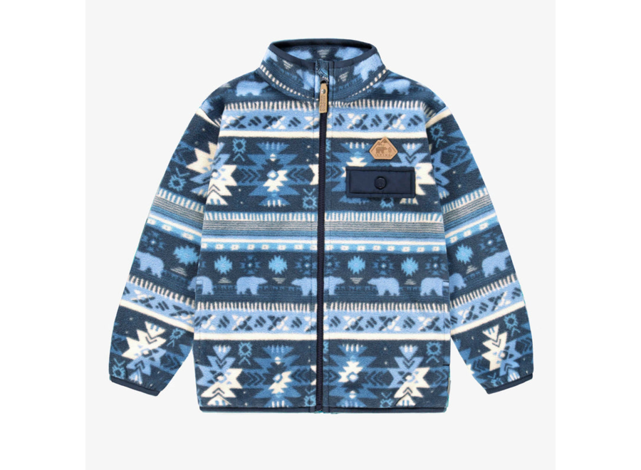 Polar Pattern Fleece Jacket Child