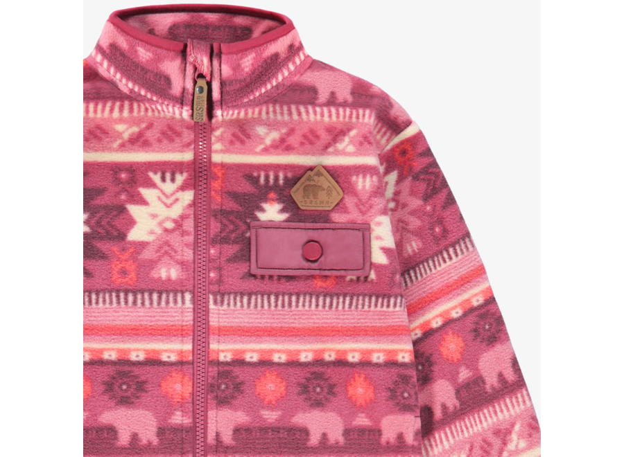 Polar Pattern Fleece Jacket Child