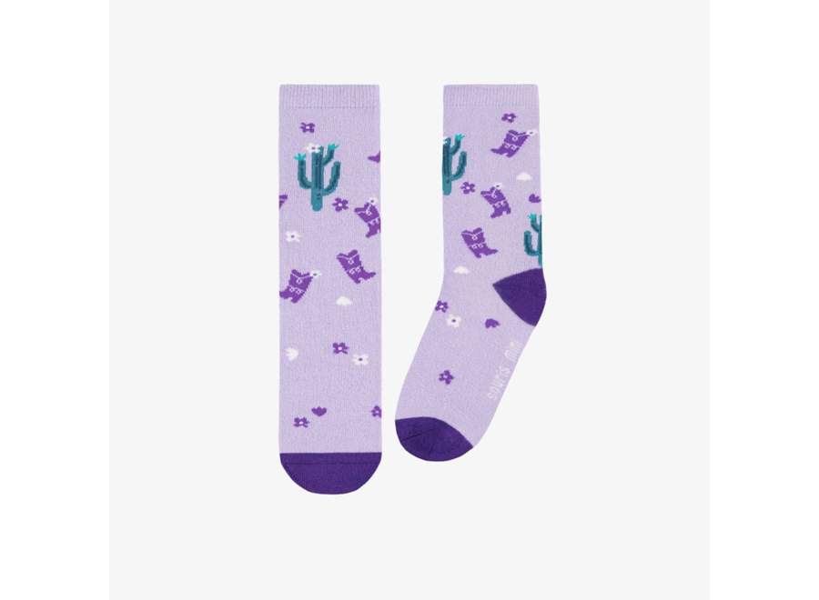 Cactus Pattern Child Socks