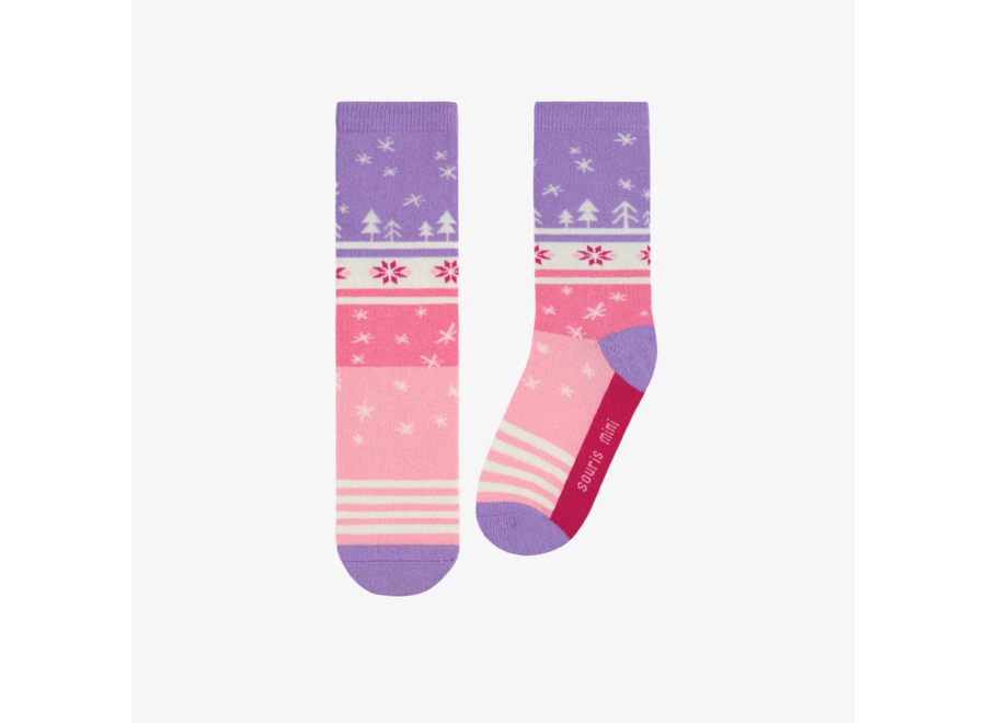 Winter Pattern Child Socks
