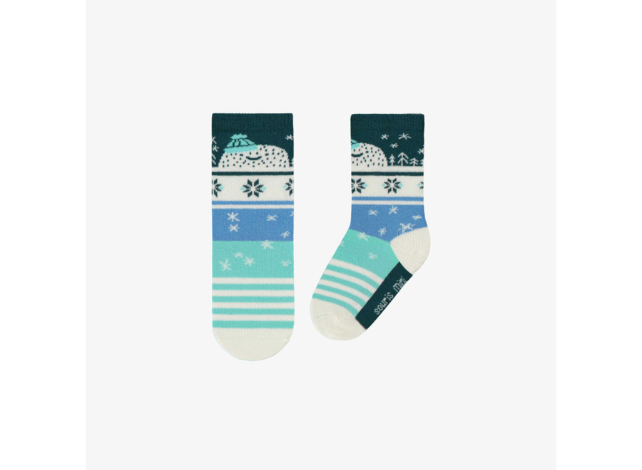 Winter Pattern Baby Socks