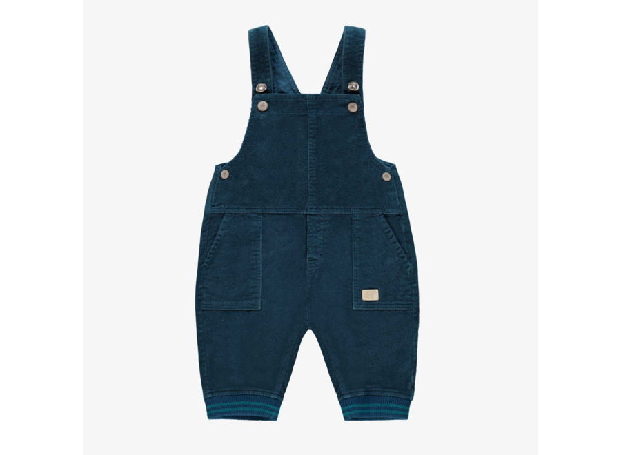 Turquoise Corduroy Overalls