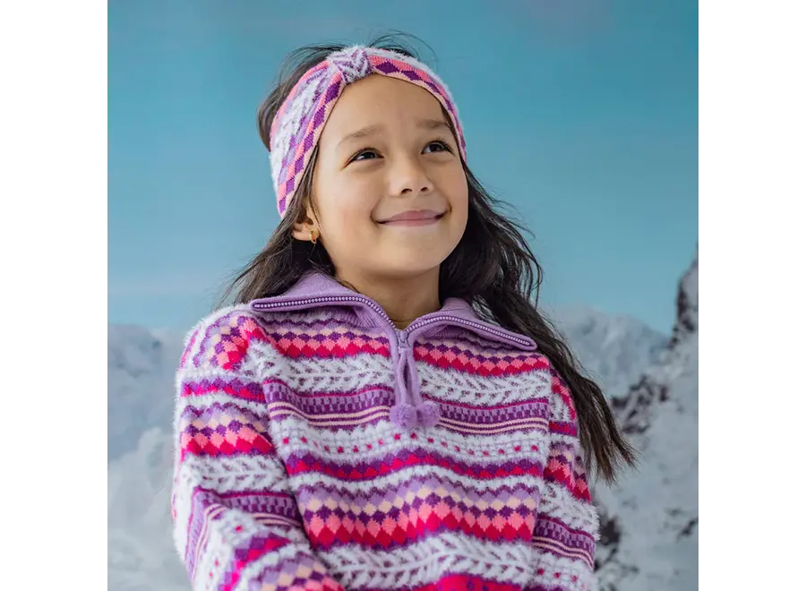 Purple Knit Headband