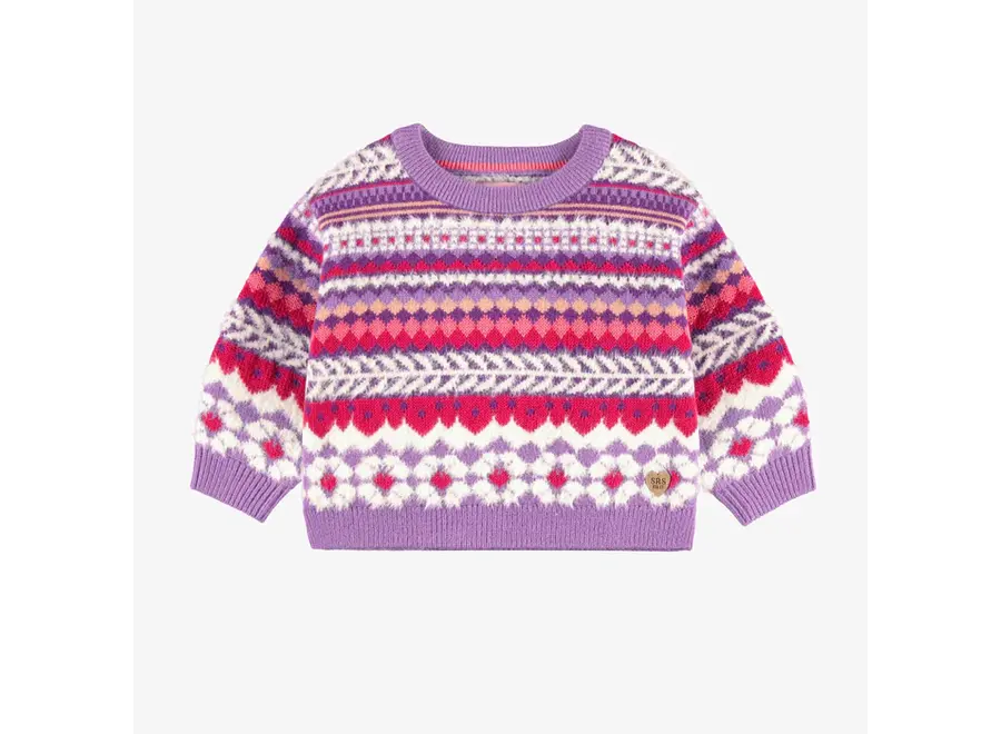 Purple Knitted Sweater, baby