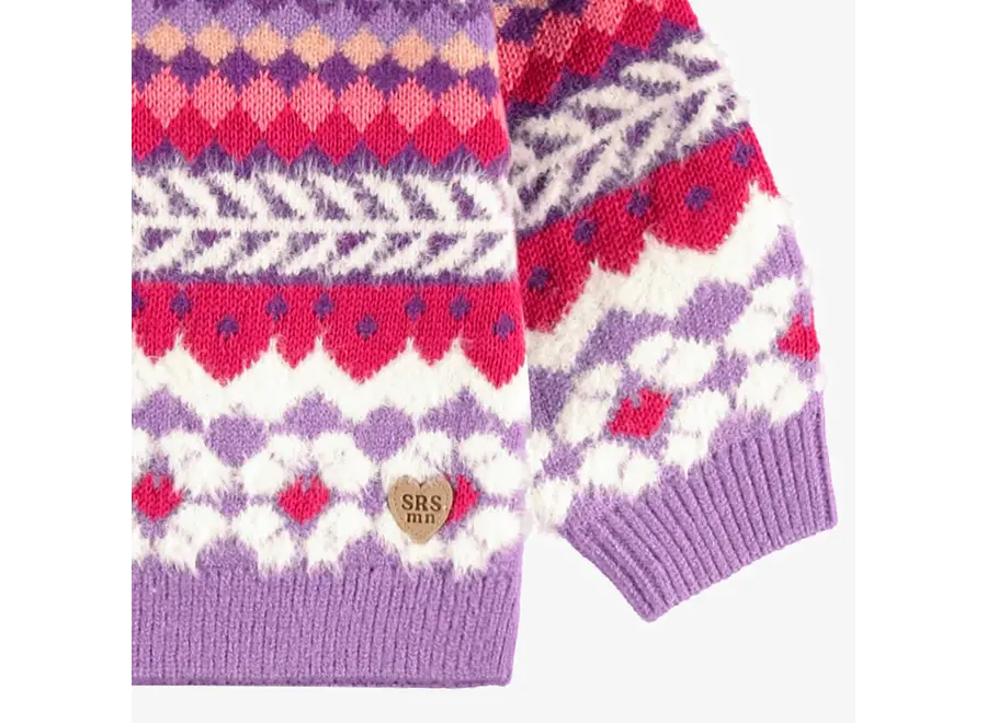 Purple Knitted Sweater, baby
