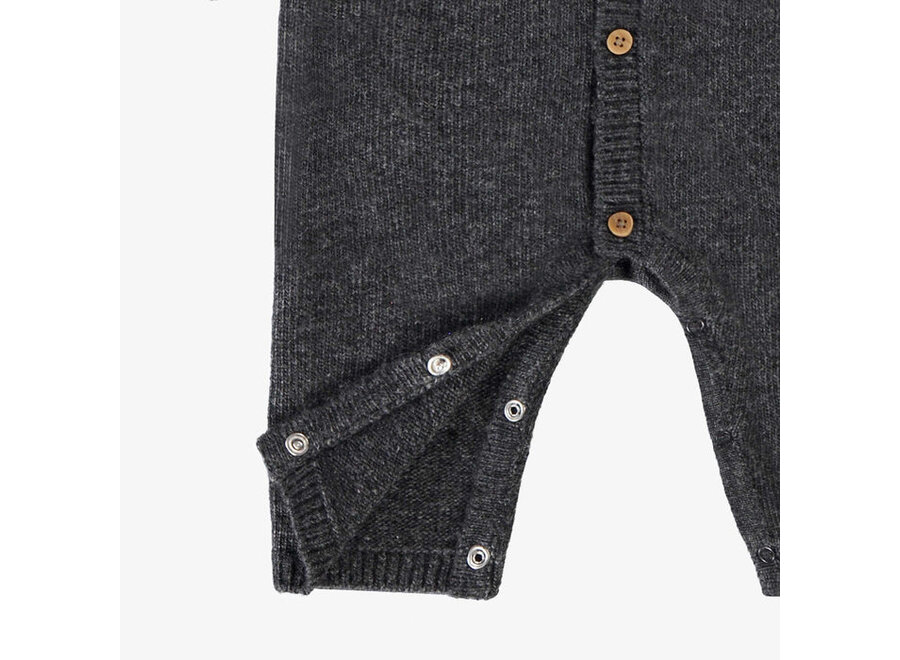 Gray Knit Moose One-piece