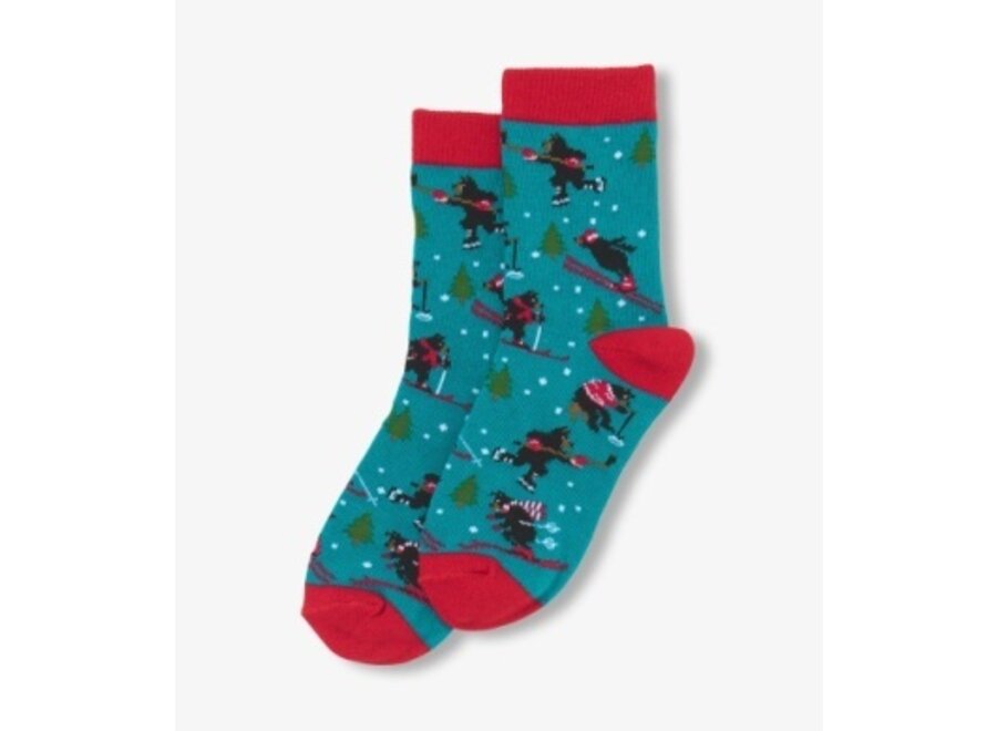 Wild Winter Kids Crew Sock