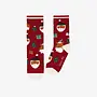 Red Socks in Festive Pattern Child