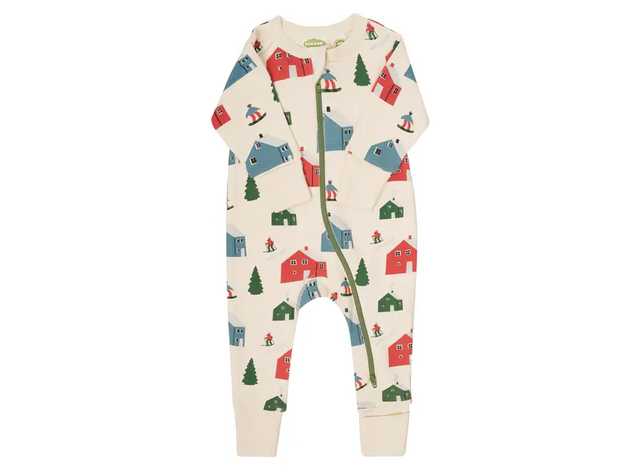 Organic Printed Romper