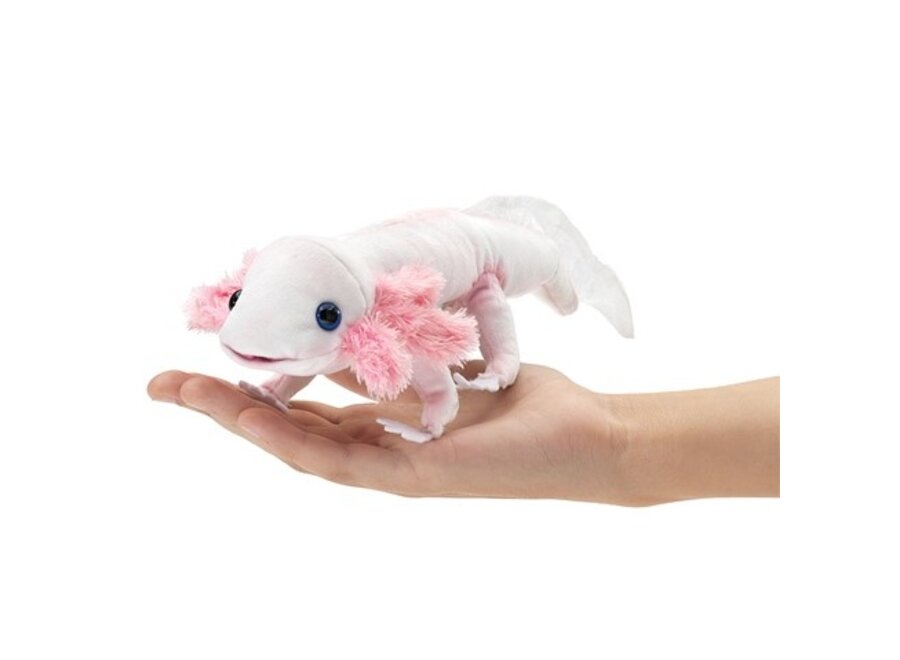 White Axolotl Puppet