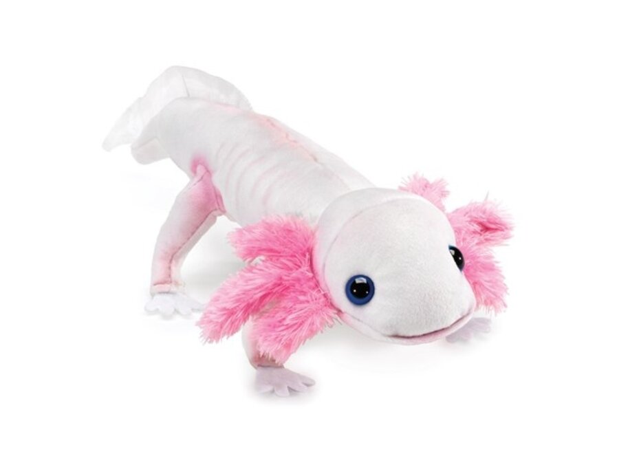 White Axolotl Puppet