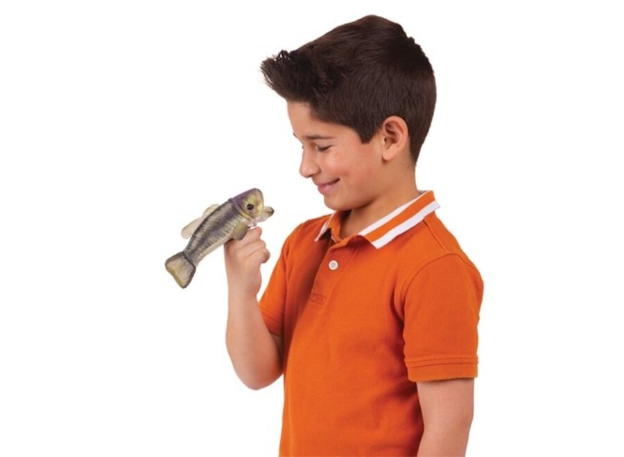 Mini Largemouth Bass Finger Puppet