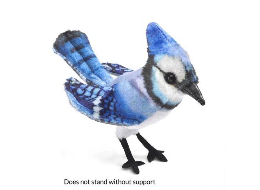 Mini Blue Jay Finger Puppet