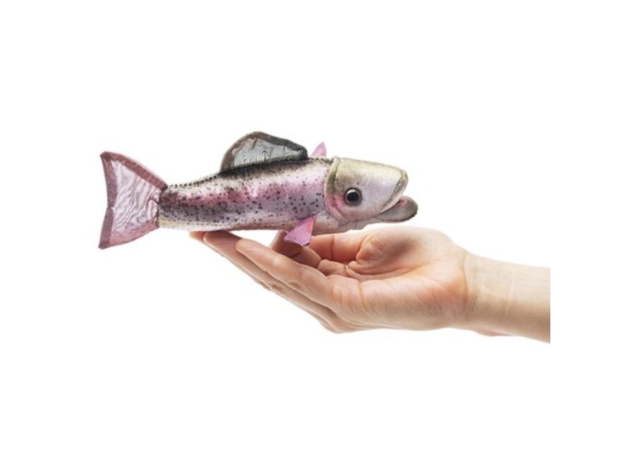 Mini Rainbow Trout Finger Puppet