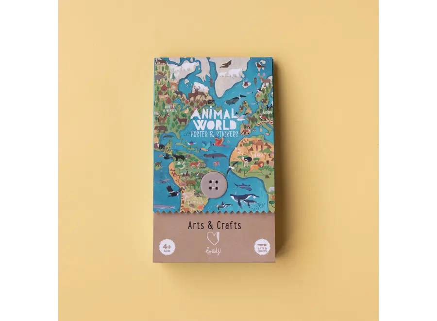 Animal World Poster & Stickers