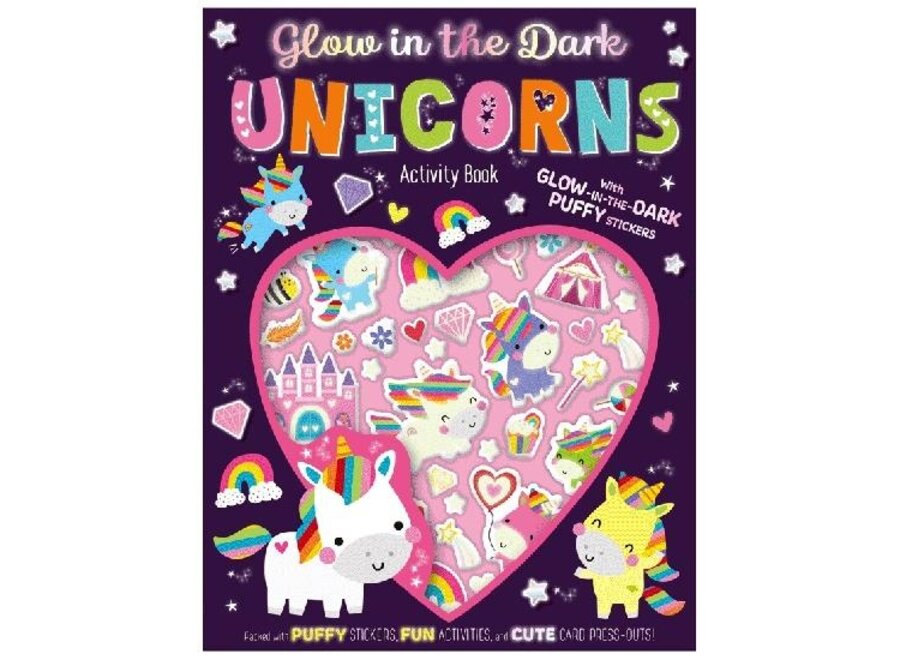 Glow in the Dark Unicorns Activity Book
