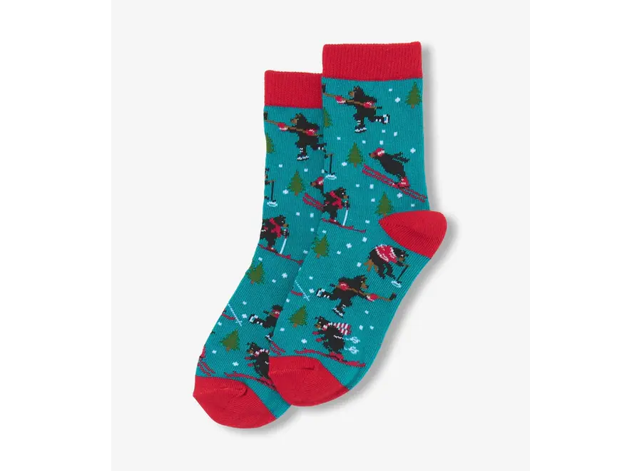 Wild Winter Kids Crew Sock