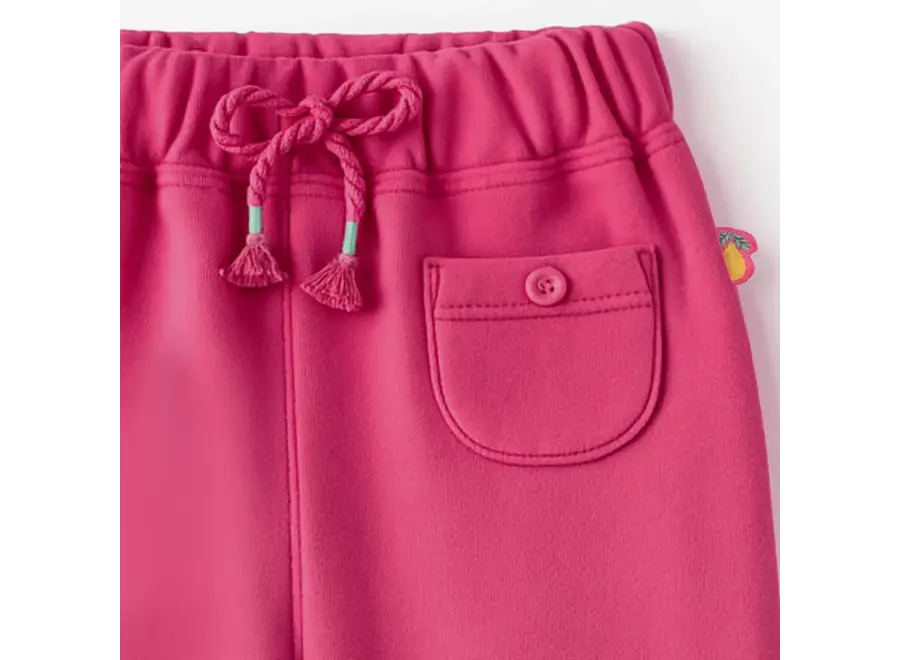 Dark Pink Jogger-Style Pant Baby