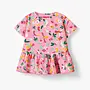 Pink T-shirt with Tropical Print Child