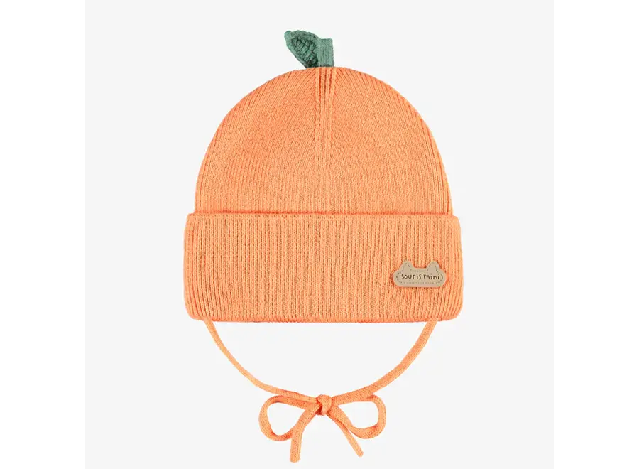 Orange Knitted Hat Newborn