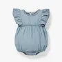Light Blue Denim Romper Newborn