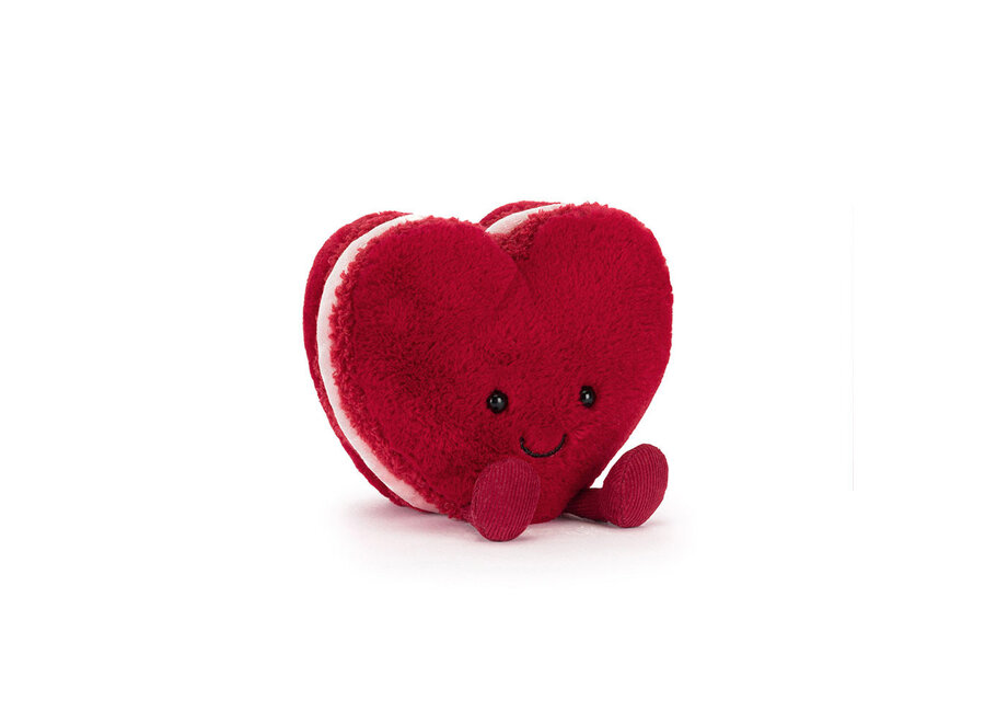 Amuseables Arlette Heart Macaron (Red)