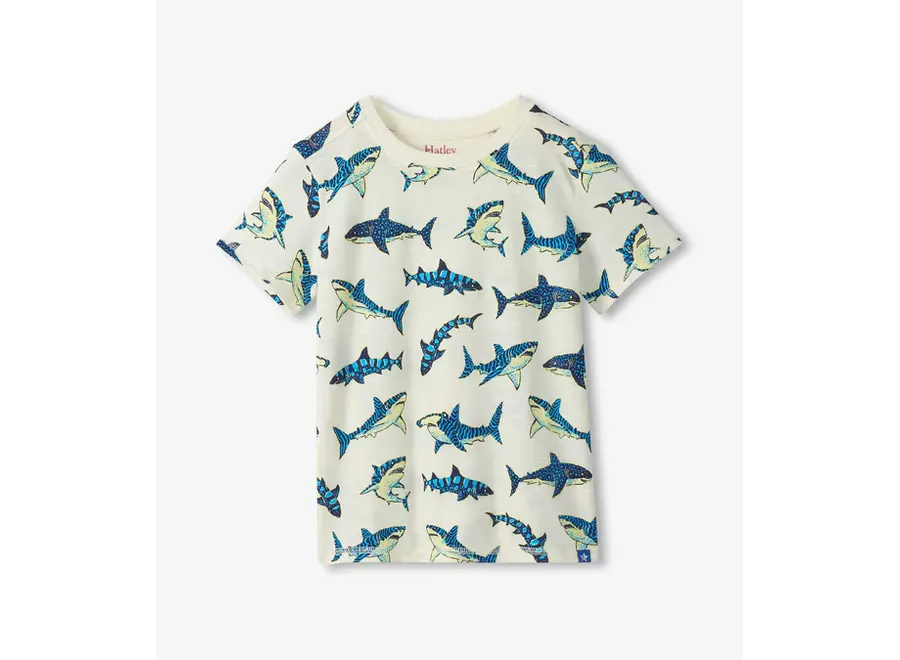 Glow in the Dark Sharks Graphic Tee