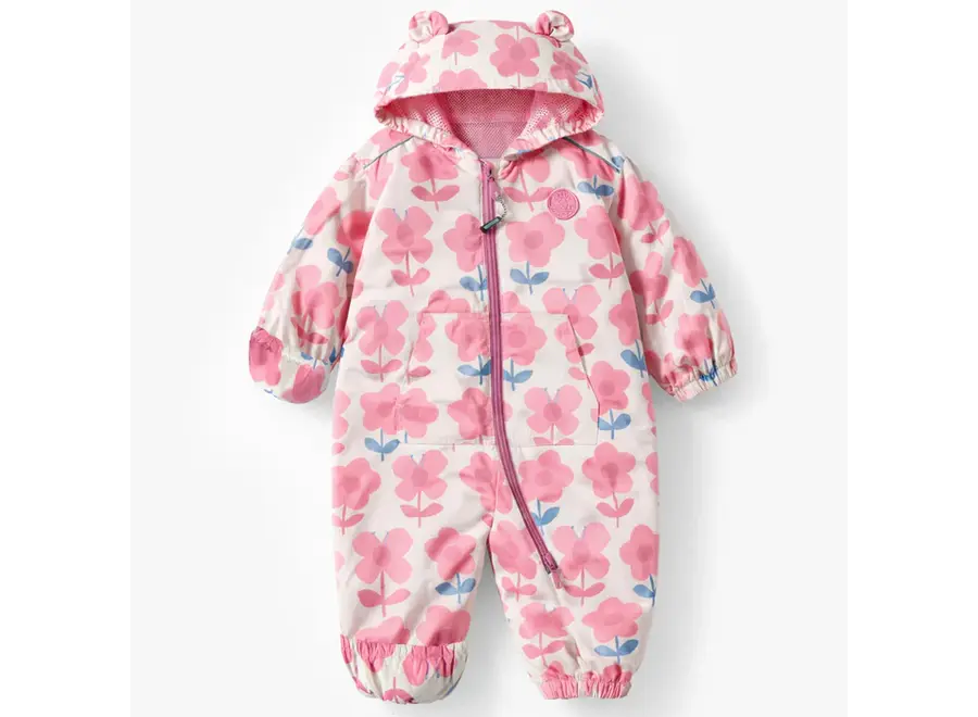 Pink Floral Rain One-piece