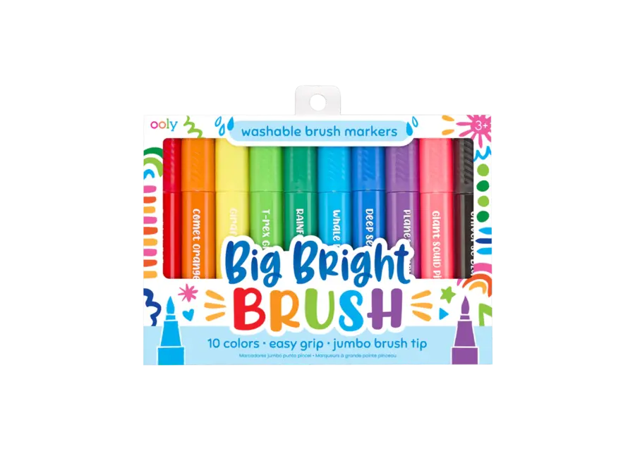 Big Bright Brush Markers (set of 10)