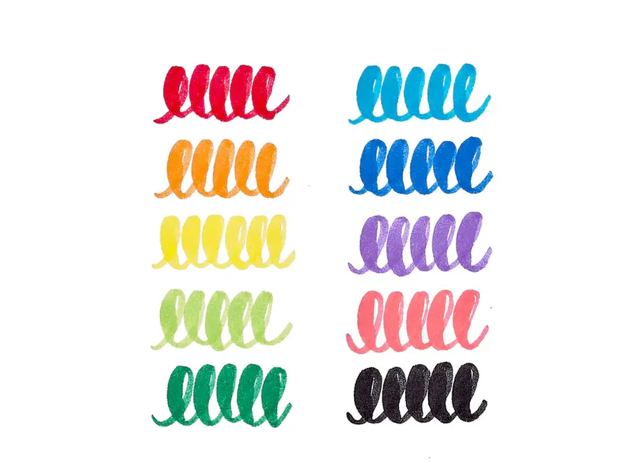 Big Bright Brush Markers (set of 10)