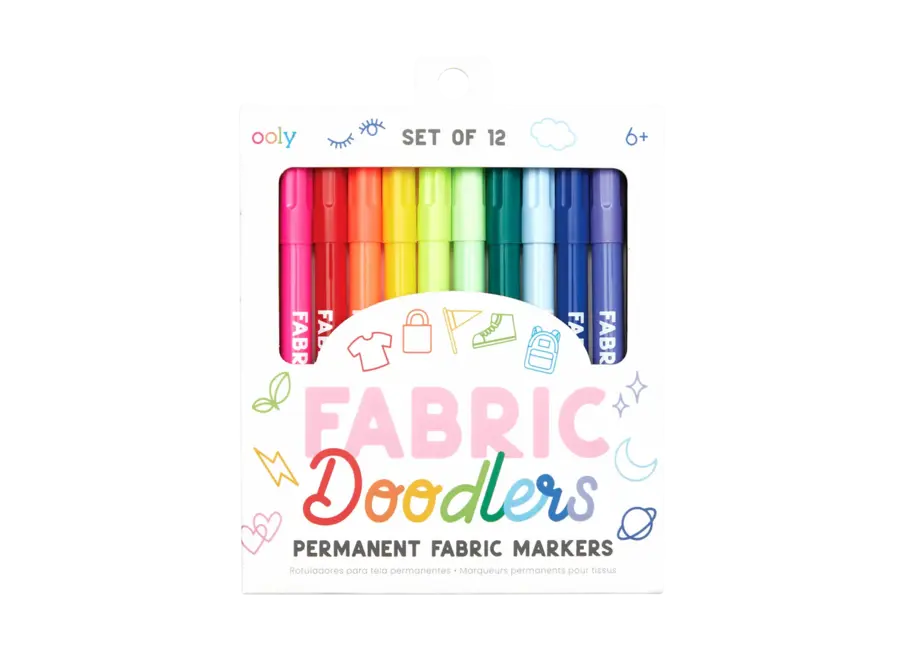 Fabric Doodlers Markers (set of 12)