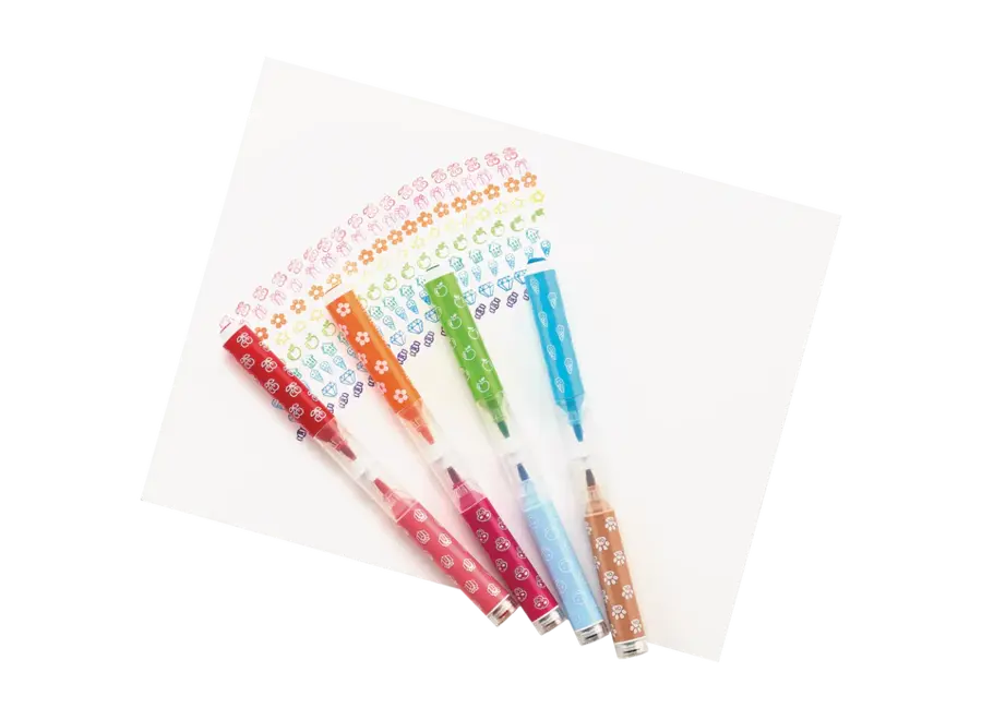 Stampables Double-Ended Stamp & Brush Markers (set of 18)