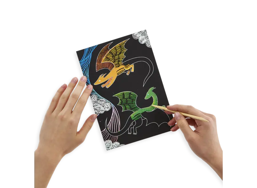 Scratch and Scribble Fantastic Dragons