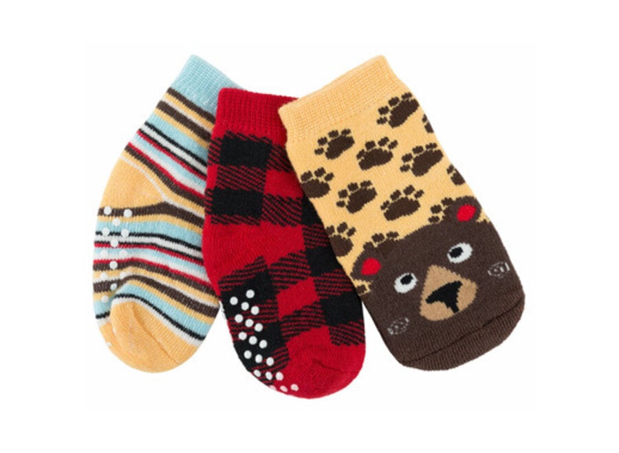 3Pair Comfort Terry Socks