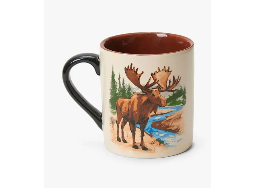 Wilderness Moose Ceramic Mug