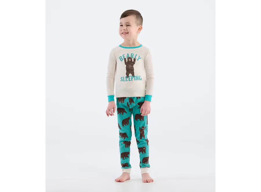 Bearly Sleeping Kids Pajama Set