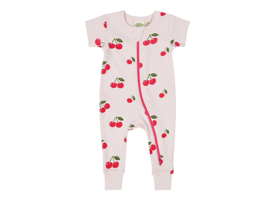 2-Way Zip Romper - Short Sleeve