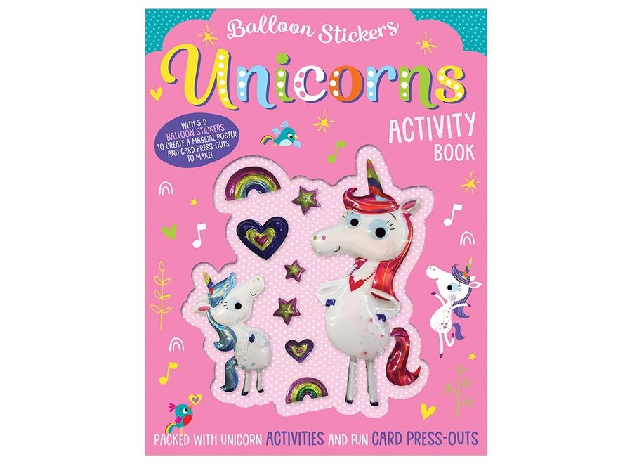 Balloon Stickers Unicorn Activity Book