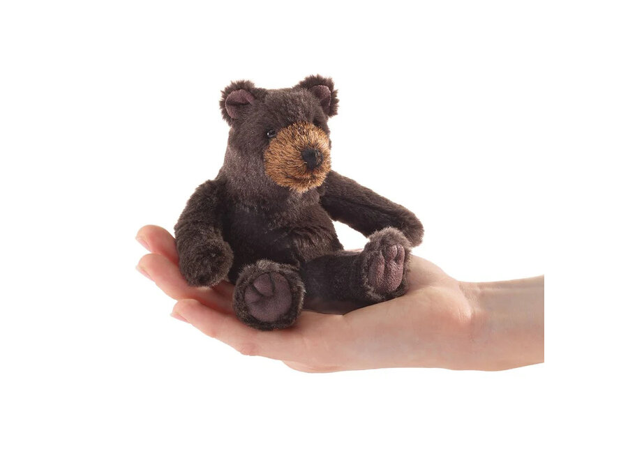 Mini Brown Bear Finger Puppet