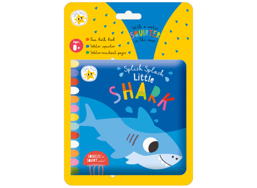 Splish Splash Little Shark Bath Book