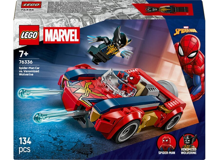 Spider-Man Car vs. Venomized Wolverine CS