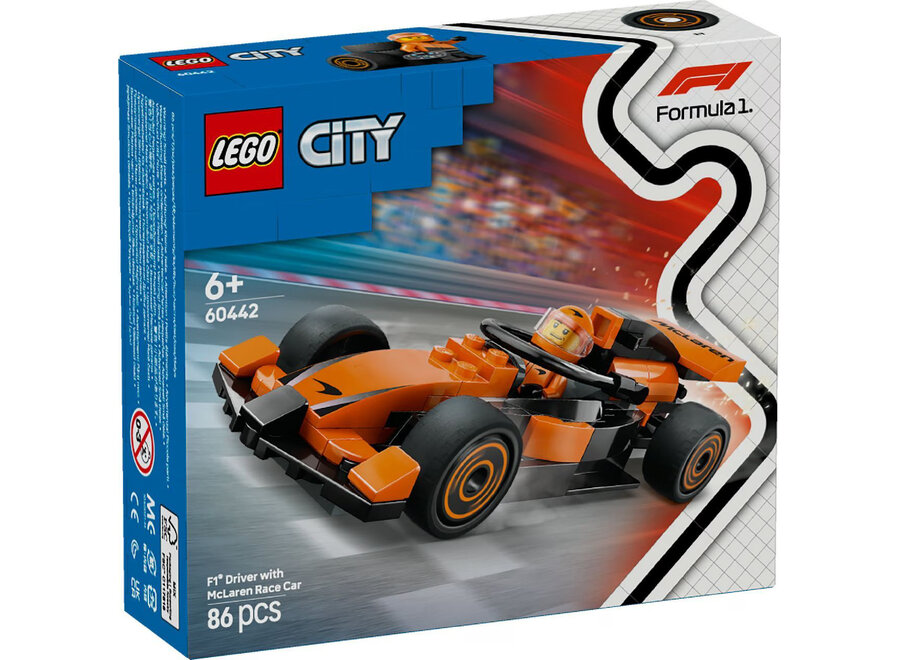 Driver with McLaren Race Car
