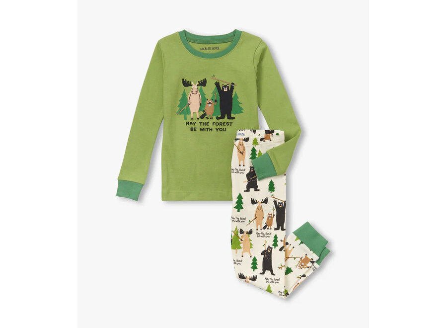 May The Forest Be With You Kids Pajama Set