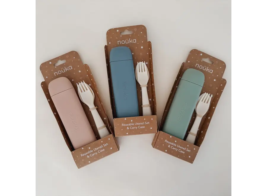 Reusable Utensil Set & Carry Case